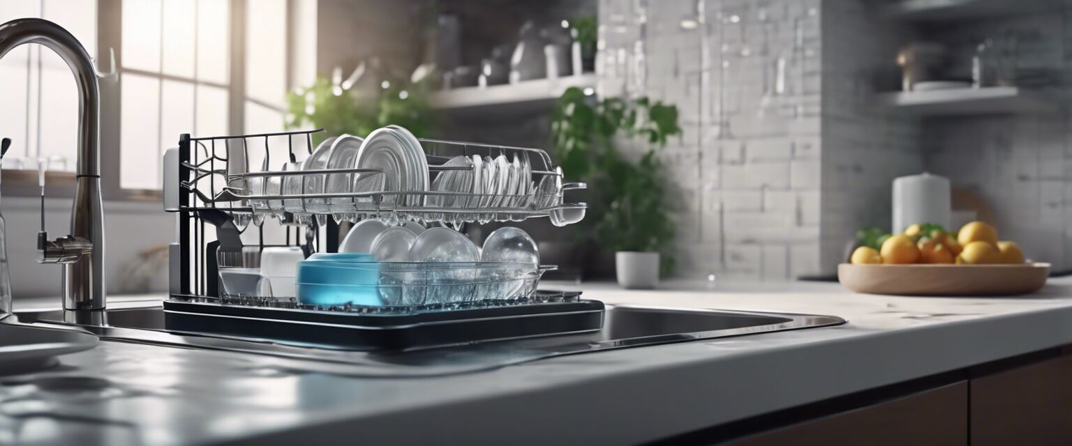 Smart dishwasher in action